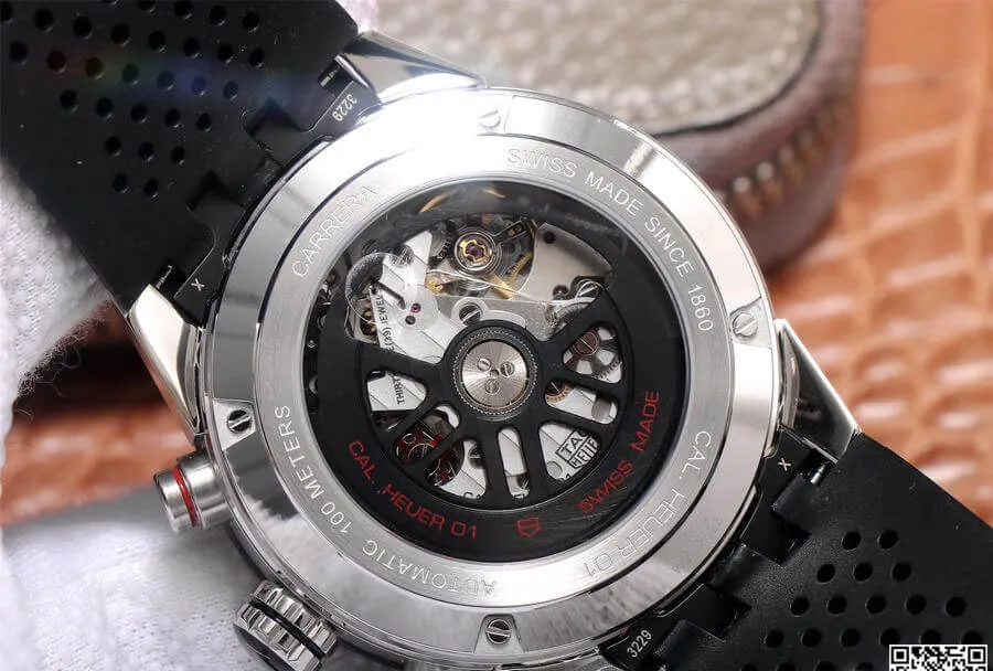 TAG Heuer Carrera CAR201Z.FT6046 XF Factory 1:1 Best Edition Replica Watch Black Bezel